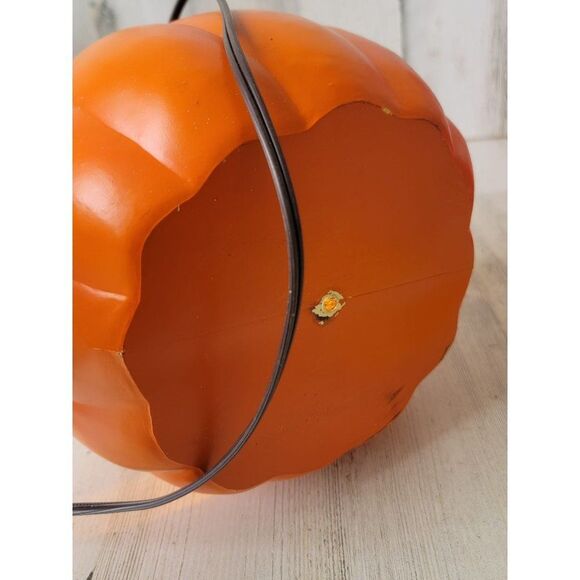 Happy Light up Jack O'Lantern Halloween pumpkin prop - Picture 10 of 12